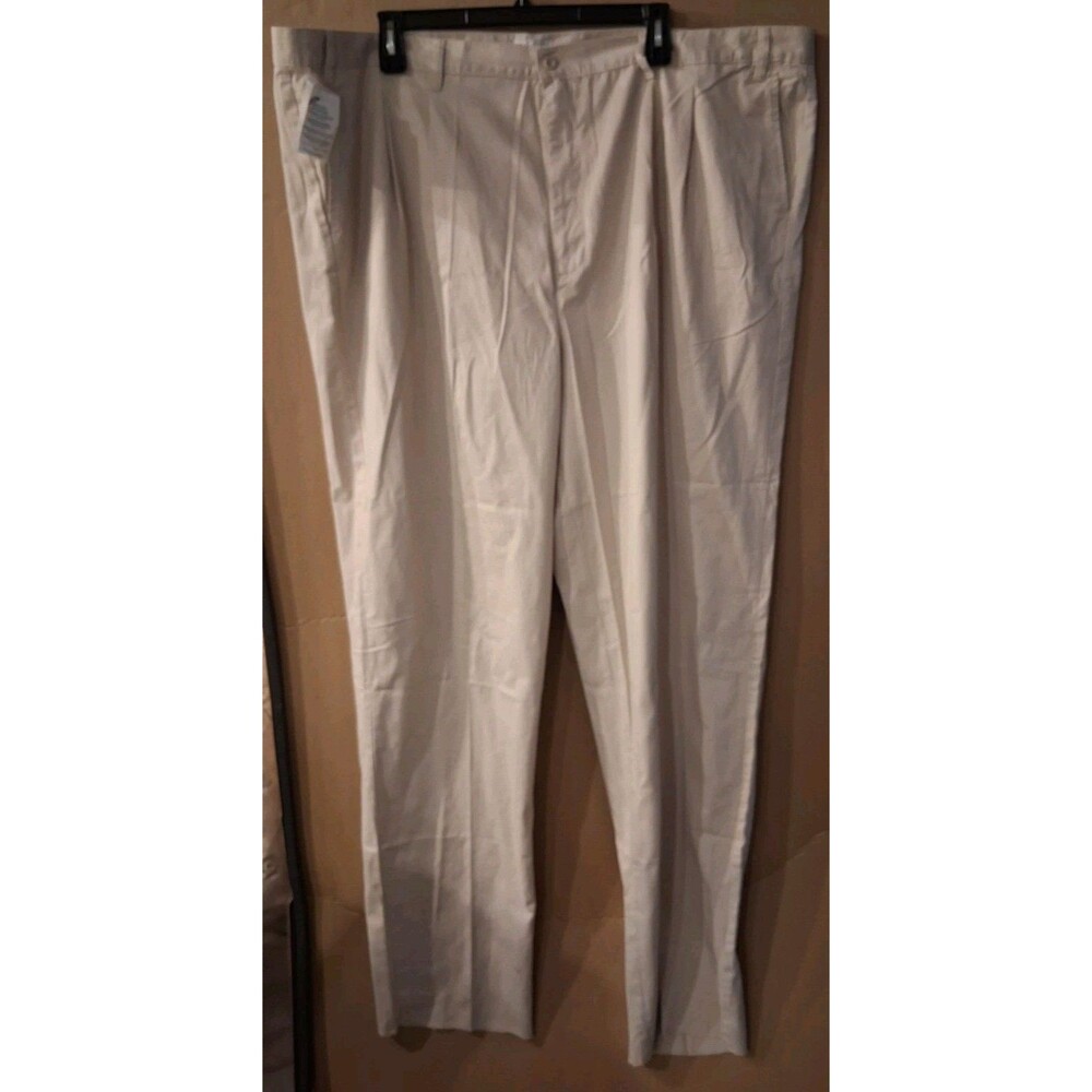 KingSize Khaki Pants Mens Big Tall 54 38L Khaki Beige Chino Cotton New Casual